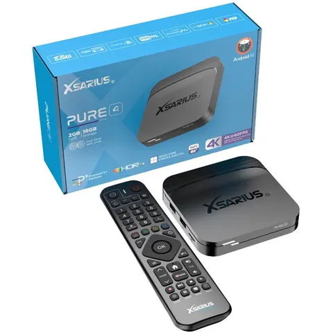 Xsarius Pure 4 Streaming Box 4K UHD – afbeelding 2