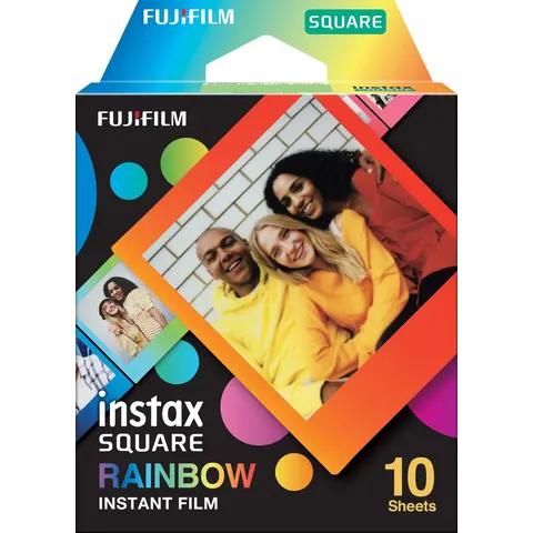 instax square film single-pack rainbow – afbeelding 2