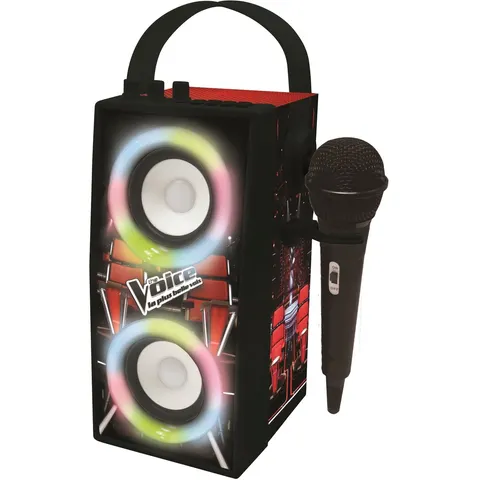 de Voice Trendy Portable Bluetooth® Luidspreker met microfoon en geweldige lichteffecten – afbeelding 2