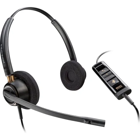 HP Poly EncorePro 525 USB-A Stereo Headset – afbeelding 2