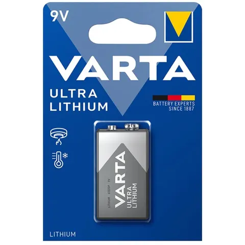 Batterij VARTA Ultra lithium 9Volt – afbeelding 2