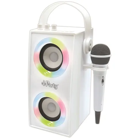 iParty® Trendy Portable Bluetooth® Luidspreker met microfoon en geweldige lichteffecten – afbeelding 2