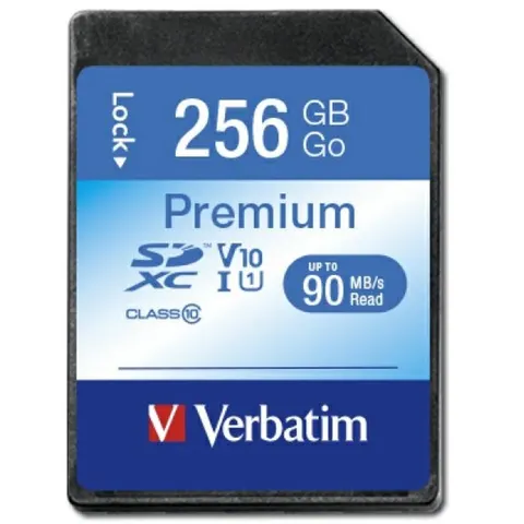Verbatim SDXC UHS-1 geheugenkaart / 256GB – afbeelding 2