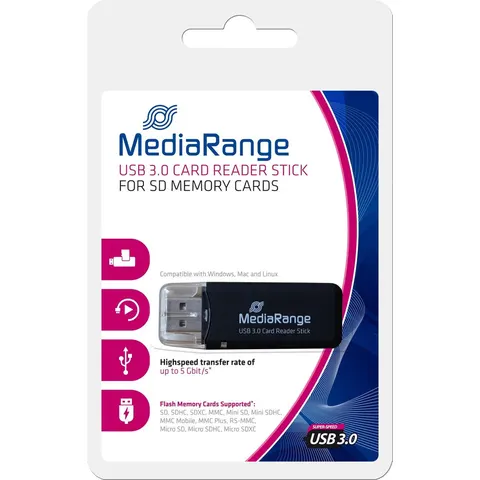 MediaRange SD Card Reader USB3.0 – afbeelding 2