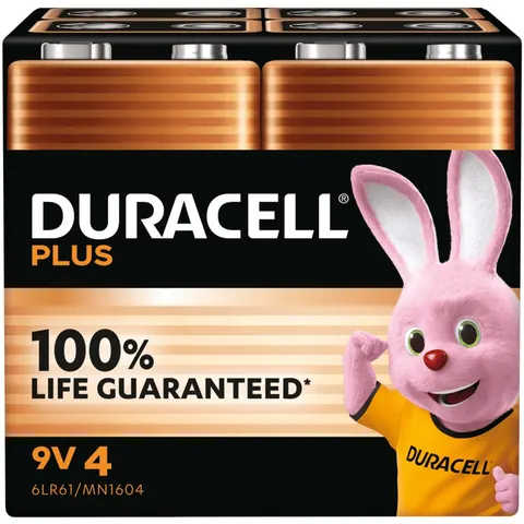 Duracell 9V Plus Power - 4 stuks – afbeelding 2