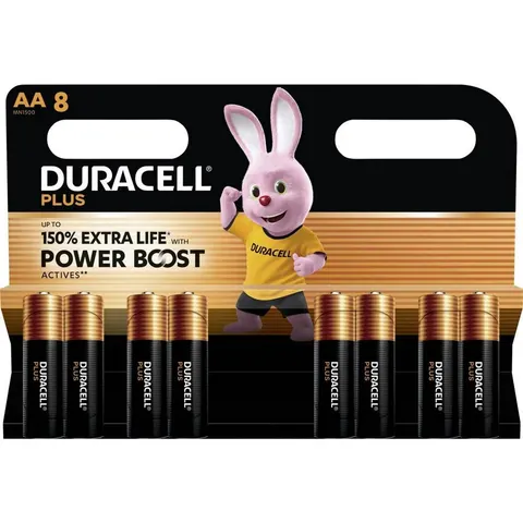 Batterij Duracell Plus Powerboost 8x AA – afbeelding 2