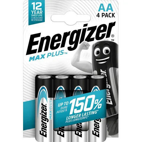 Batterij Energizer Max Plus 4xAA alkaline – afbeelding 2