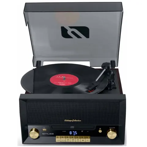 Record Player Muse MT112W Black 20 W – afbeelding 2