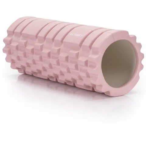 Actiget® Foam roller - Triggerpoint massage - Massage roller - 33 CM - Medium Hard - Roze – afbeelding 2