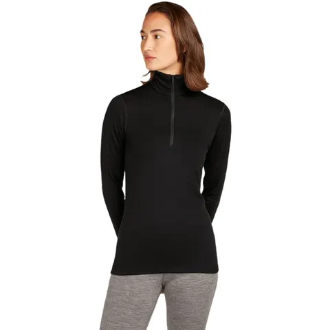 200 Oasis LS Half Zip Pully Dames Black M – afbeelding 2
