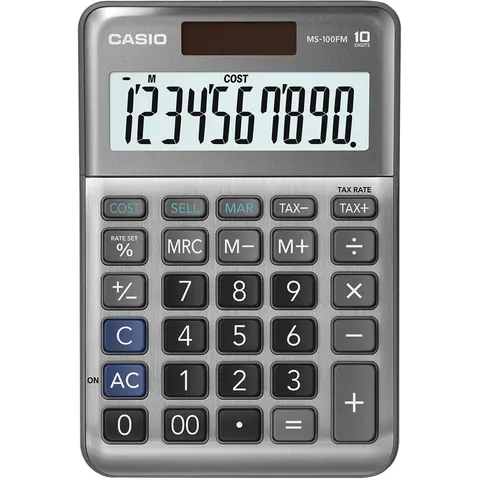 Rekenmachine Casio MS-100FM – afbeelding 2