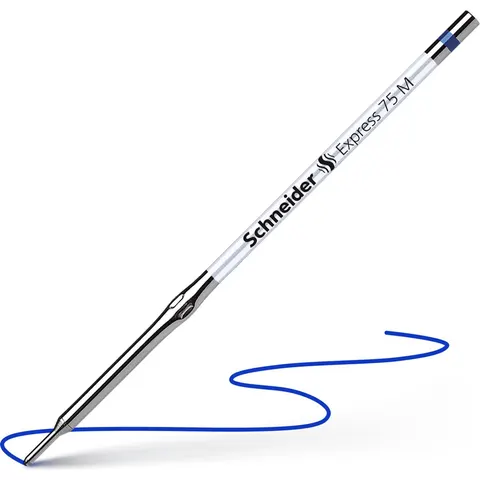 Balpenvulling Schneider Express 75 medium blauw – afbeelding 2