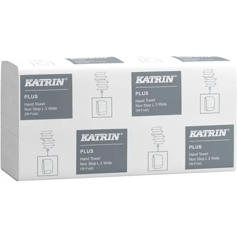 Handdoek katrin plus 3laags 240x320mm wit – afbeelding 2