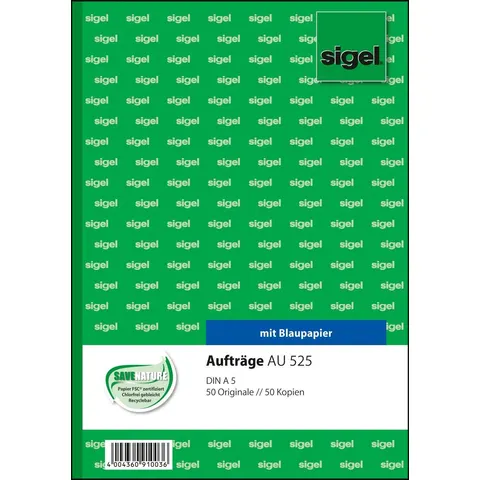 AU525 - 100 sheets - A5 - Blue - White – afbeelding 2