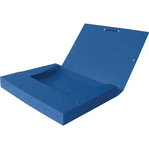 Elastobox Oxford Top File+ A4 40mm blauw – afbeelding 2
