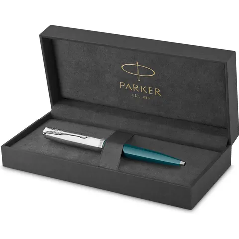 Balpen Parker 51 teal CT medium – afbeelding 2
