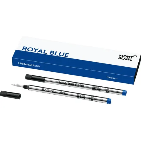 Montblanc - 2 Rollerball vullingen - Royal Blue Medium – afbeelding 2