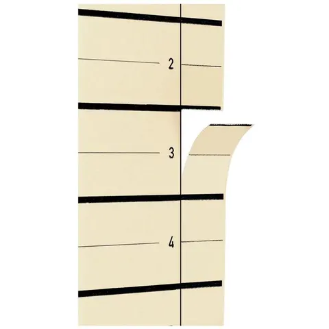 PAGNA scheidingsbladen A4 kraftkarton beige – 4410809 – afbeelding 2