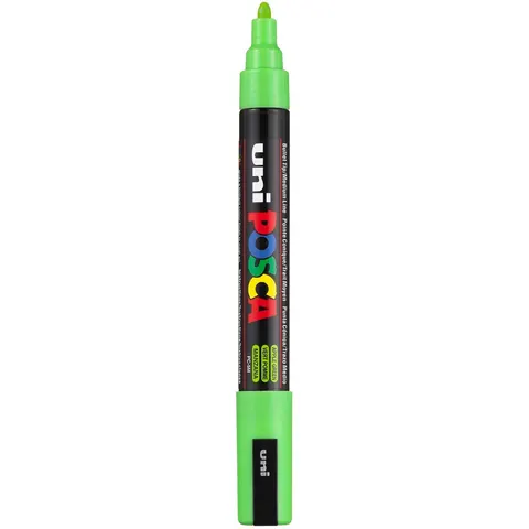 Paintmarker Uni POSCA PC5M medium appelgroen – afbeelding 2