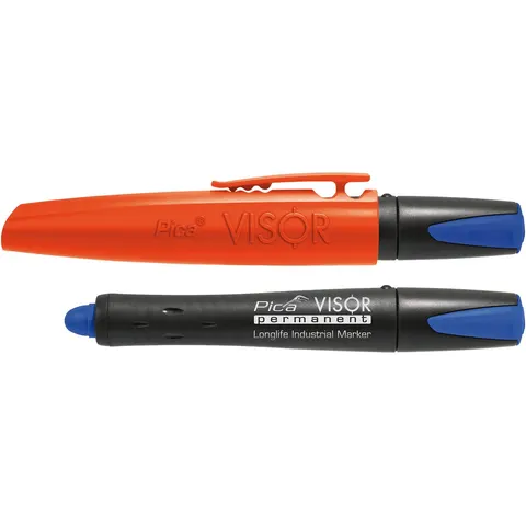 Pica 990/41 Visor Permanent Marker Blauw – afbeelding 2