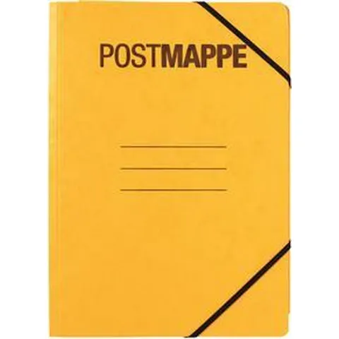 PAGNA postmap, DIN A4, karton, geel – afbeelding 2