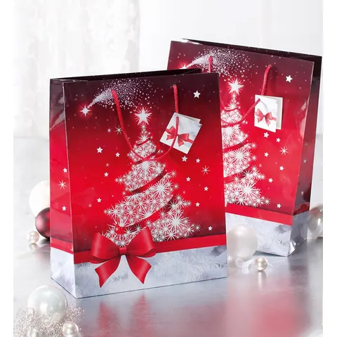 Cadeau-zak 'Sparkling Tree', groot – afbeelding 2