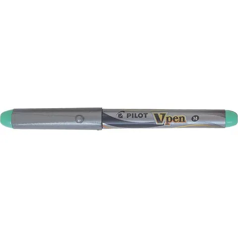 Pilot vulpen V-Pen Silver groen – afbeelding 2