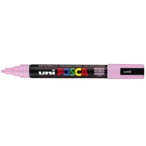 Paintmarker Uni POSCA PC5M medium lichtroze – afbeelding 2