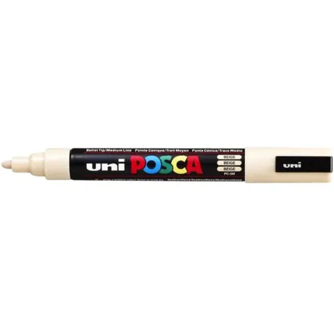 Paintmarker Uni POSCA PC5M medium ivoor – afbeelding 2
