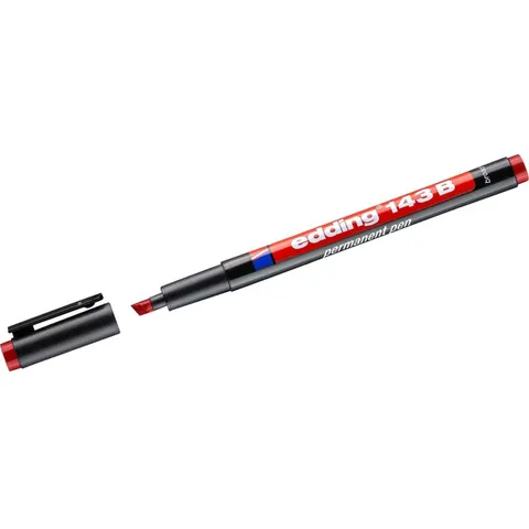 Edding OHP Marker 143B-04 Rood – afbeelding 2