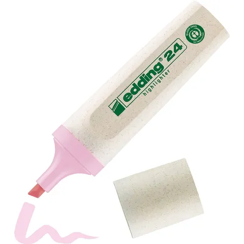 Markeerstift edding 24 Ecoline pastelroze – afbeelding 2