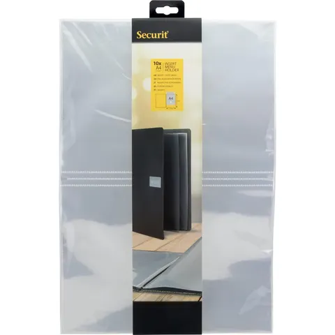Showtas Securit menu insert A4 10 stuks – afbeelding 2