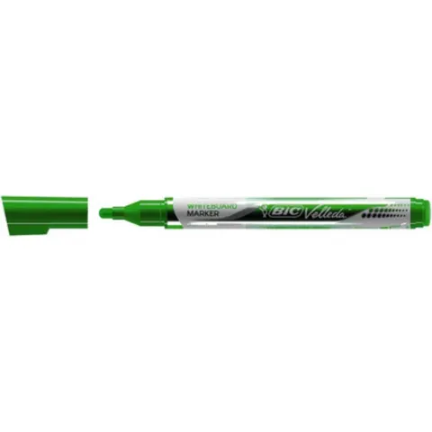 Whiteboardmarker Bic Velleda liquid rond medium groen – afbeelding 2