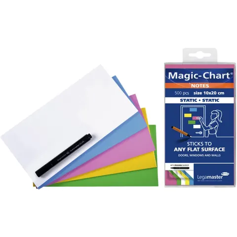 Legamaster Magic-Chart notes 10x20cm assorti 500st – afbeelding 2
