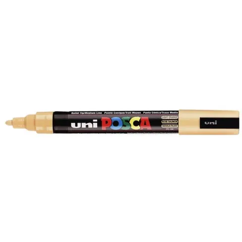 Paintmarker Uni POSCA PC5M medium zalmroze – afbeelding 2