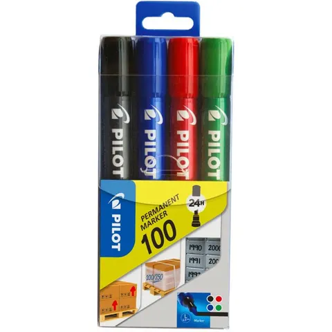 Pilot Perm Marker 100 ASS 4X – afbeelding 2