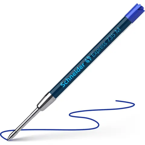 Balpenvulling Schneider Express 735 medium blauw – afbeelding 2