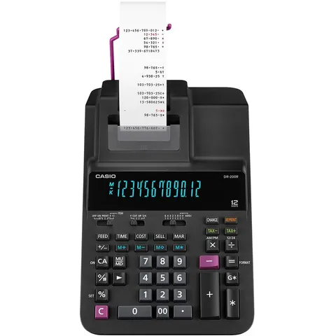 Rekenmachine Casio DR-200R – afbeelding 2