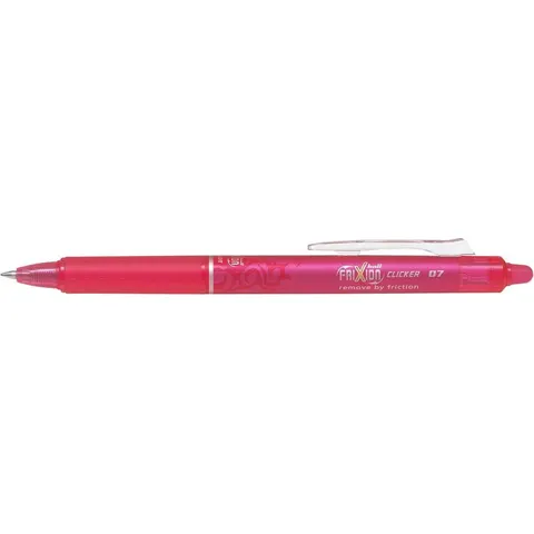 Rollerpen PILOT friXion clicker medium roze – afbeelding 2