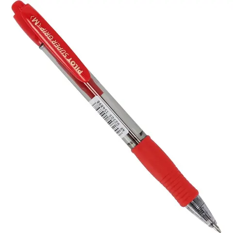 Balpen PILOT Super Grip medium rood – afbeelding 2
