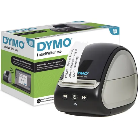 Labelprinter Dymo LabelWriter 550 desktop zwart – afbeelding 2