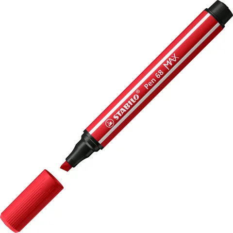 Viltstift STABILO Pen 68/48 Max karmijnrood – afbeelding 2