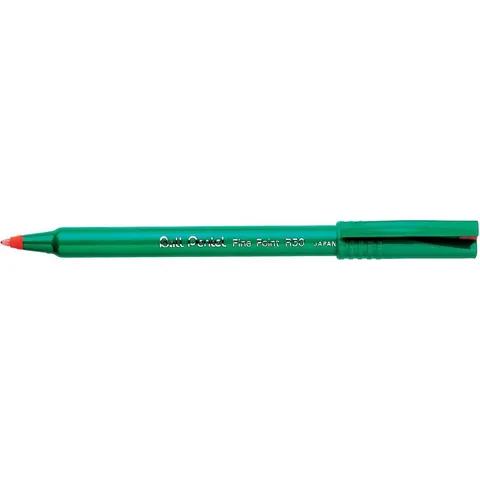 Rollerpen Pentel R50 medium rood – afbeelding 3