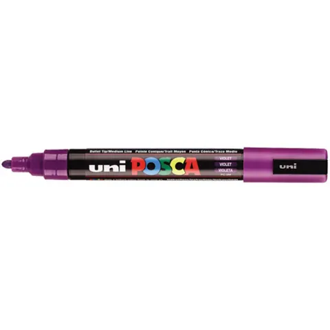Paintmarker Uni POSCA PC5M medium framboos – afbeelding 2