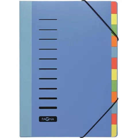 Sorteermap Durable 1-12 Blauw – afbeelding 2