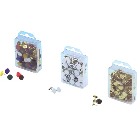WEDO Punaises, messing, diameter: 10 mm – afbeelding 2