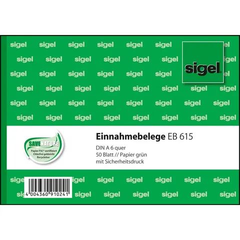 EB615 - 50 sheets - A6 - Green – afbeelding 2