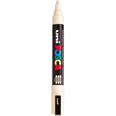 Paintmarker Uni POSCA PC5M medium beige – afbeelding 2