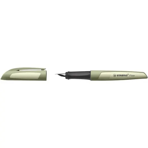 Vulpen STABILO Flow medium khaki – afbeelding 2
