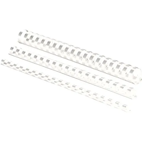 Fellowes bindruggen 8 mm wit, 100 stuks – afbeelding 2